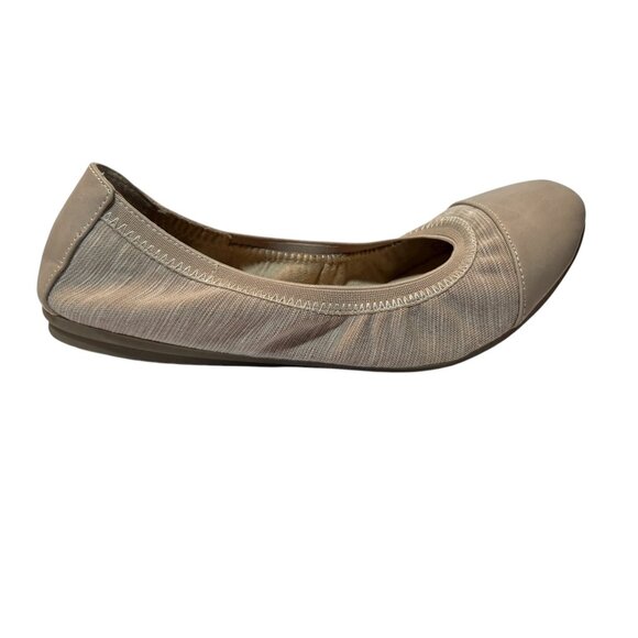 Kim Rogers Womens Oatmeal Adabella 2 Ballet Flats Size 8.5 Medium Faux Leather & - Picture 5 of 10